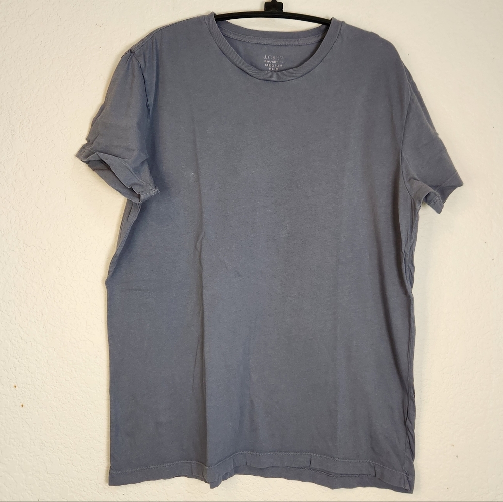 J.β Crew Men's Broken-In Crew Neck Short Sleeve Tee - Slate Blue, Slim M